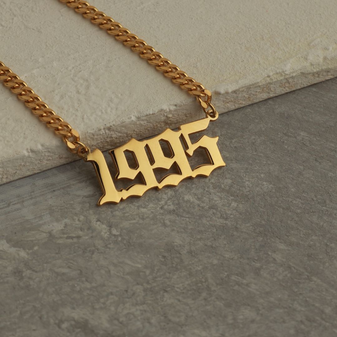 Personalized Year Necklace