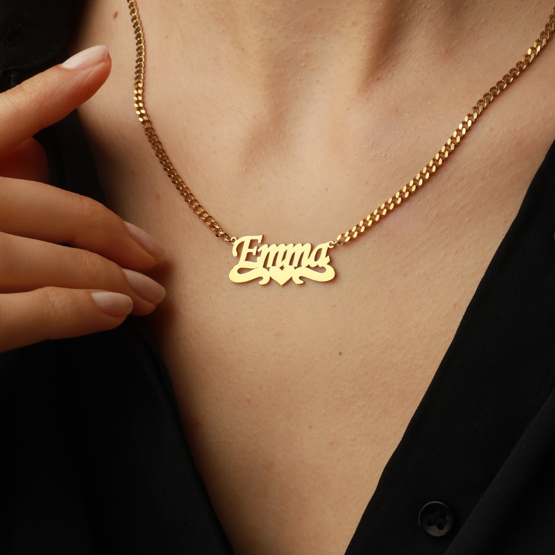 Heart Name Necklace