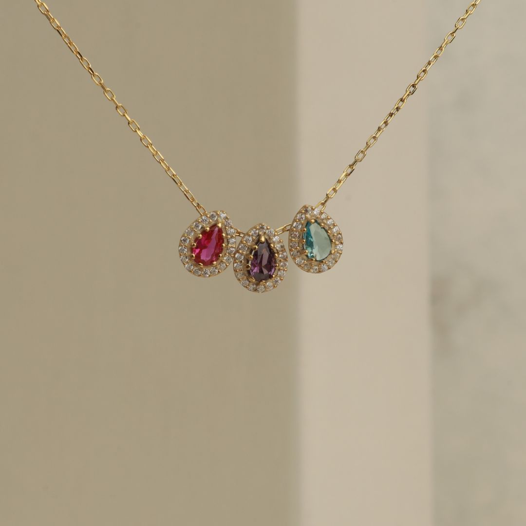 Custom Birthstone Necklace