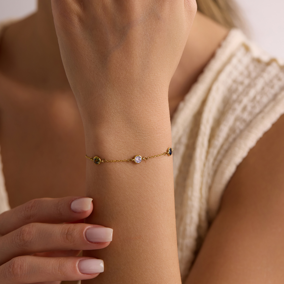 Custom Birthstone Bracelet