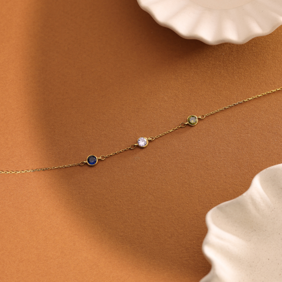 Custom Birthstone Bracelet