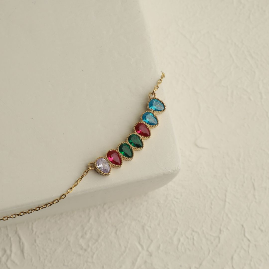 Dainty Birthstone Necklace