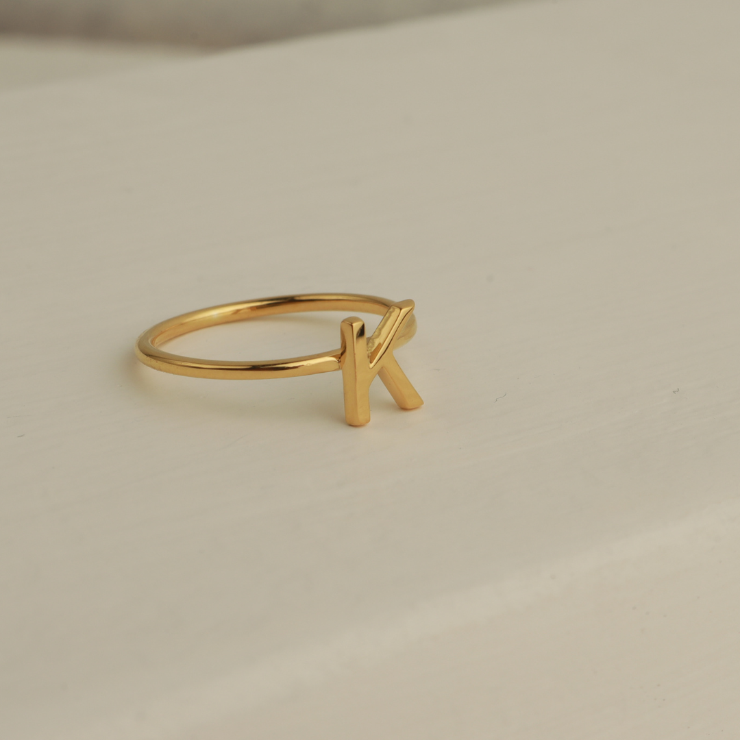 Custom Letter Ring