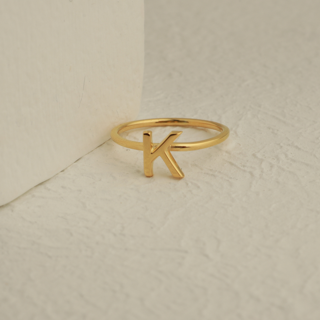 Custom Letter Ring