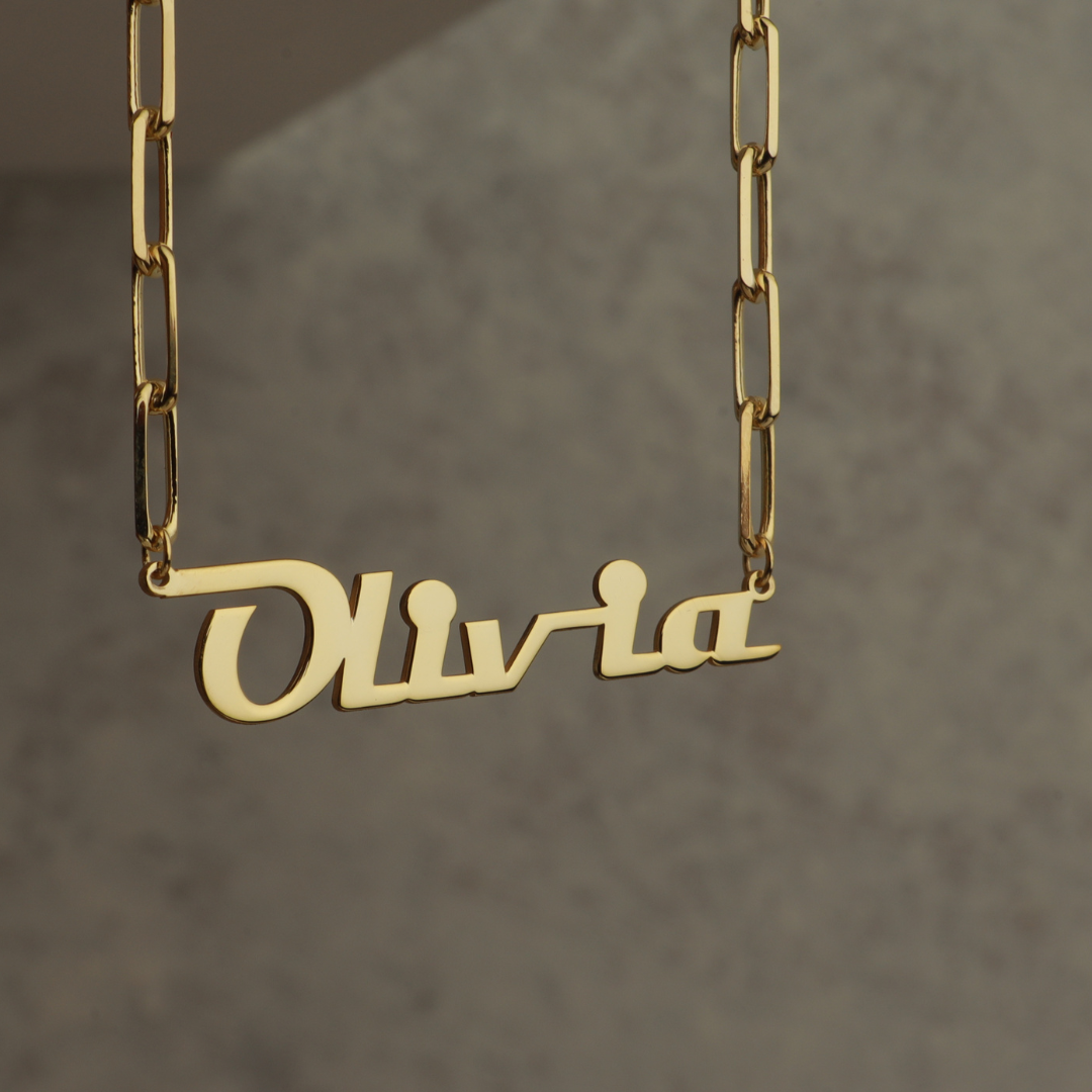 Link Chain Name Necklace