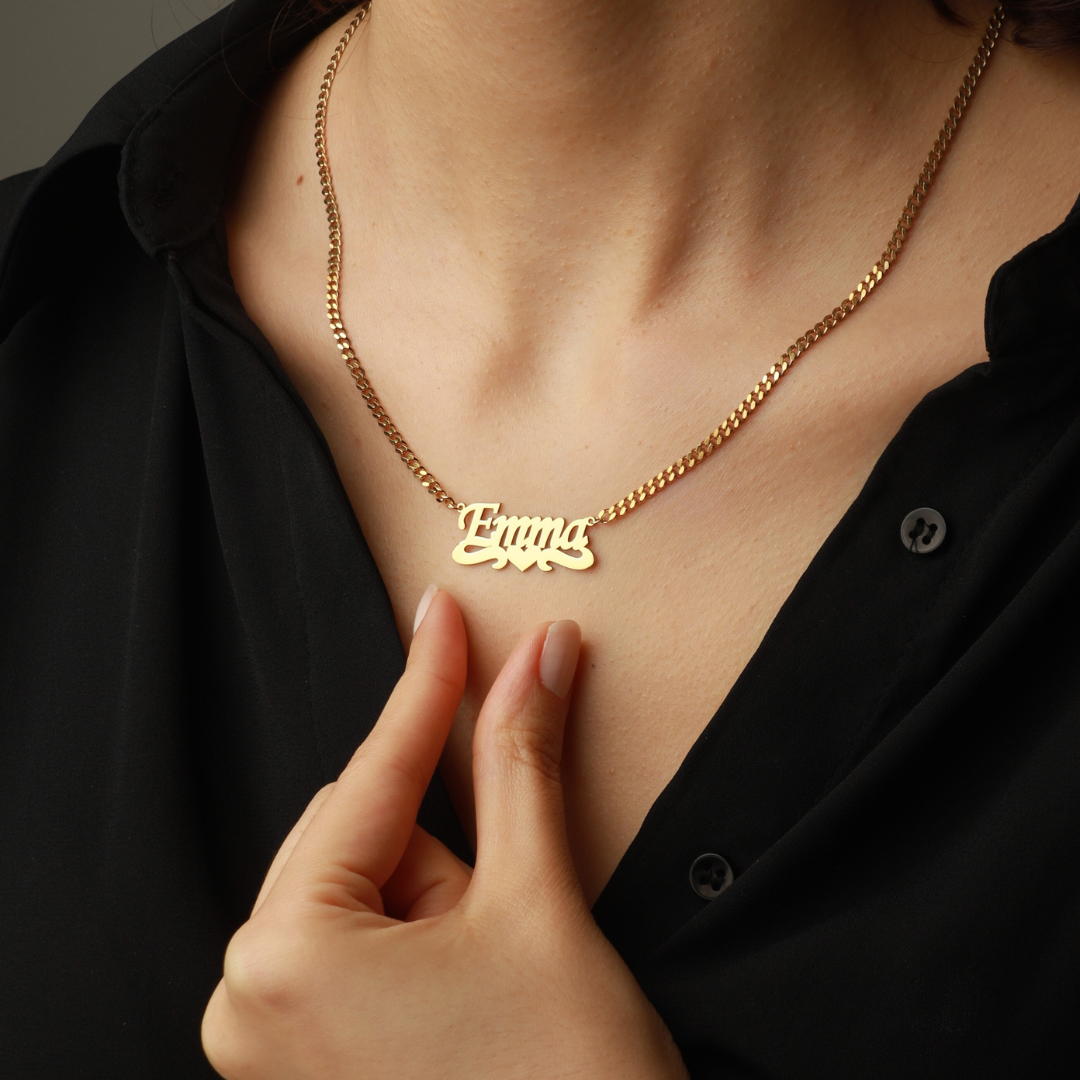 Heart Name Necklace