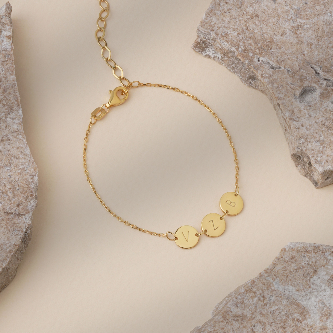 Custom Kids Initial Bracelet for Mom