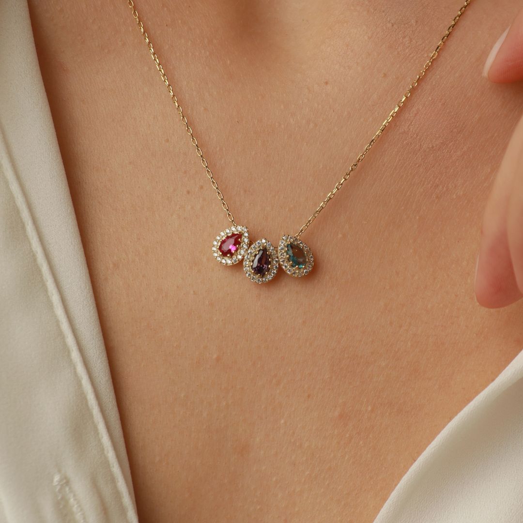 Custom Birthstone Necklace