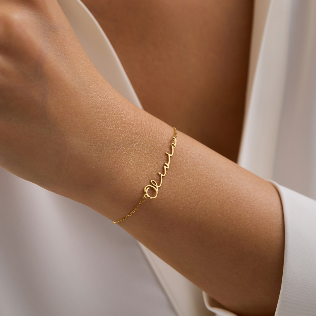 Personalized Signature Name Bracelet