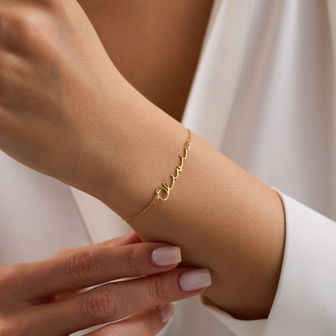 Personalized Signature Name Bracelet