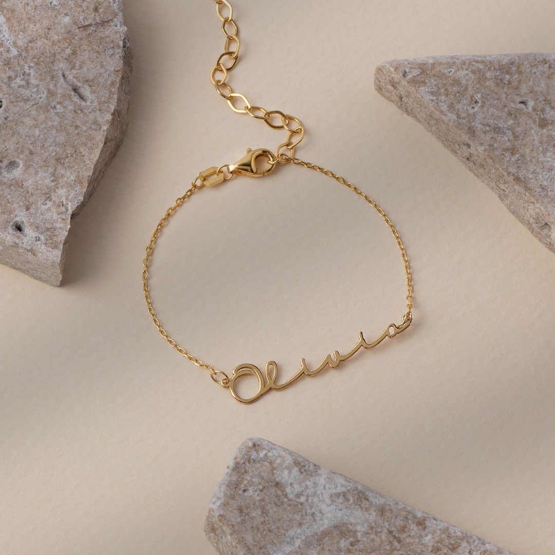 Personalized Signature Name Bracelet