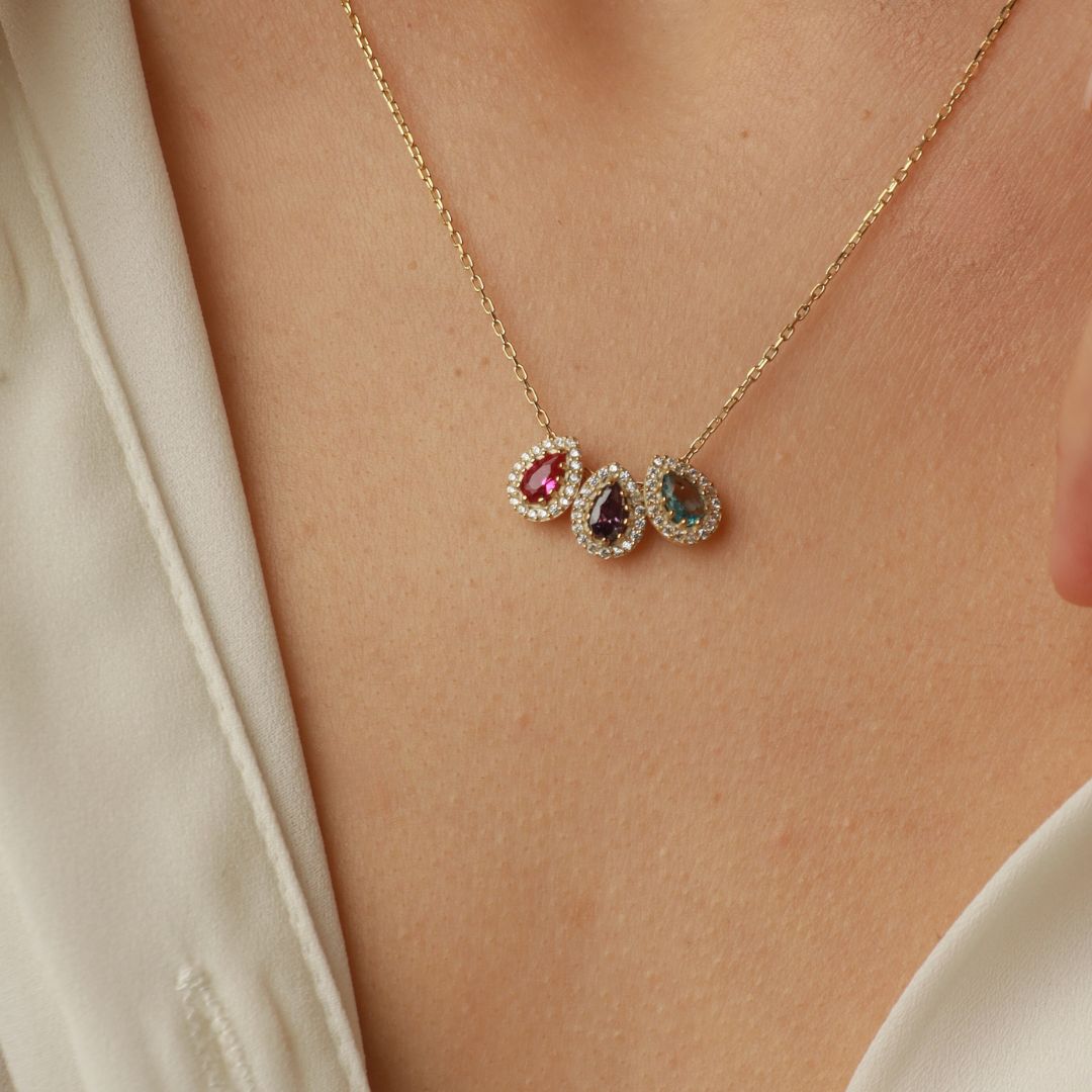 Custom Birthstone Necklace