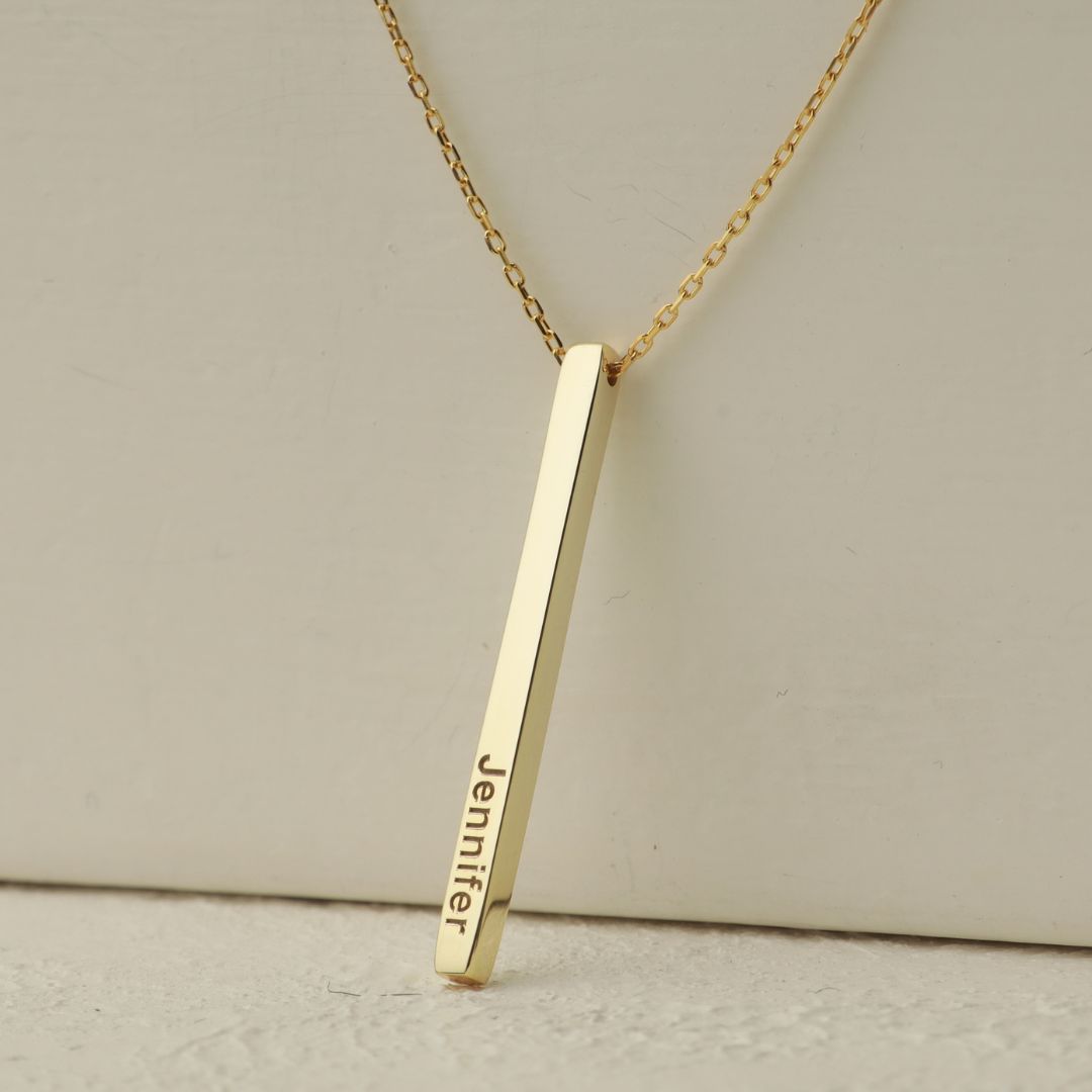 Personalized Bar Necklace