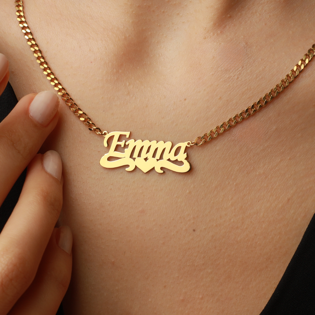 Heart Name Necklace