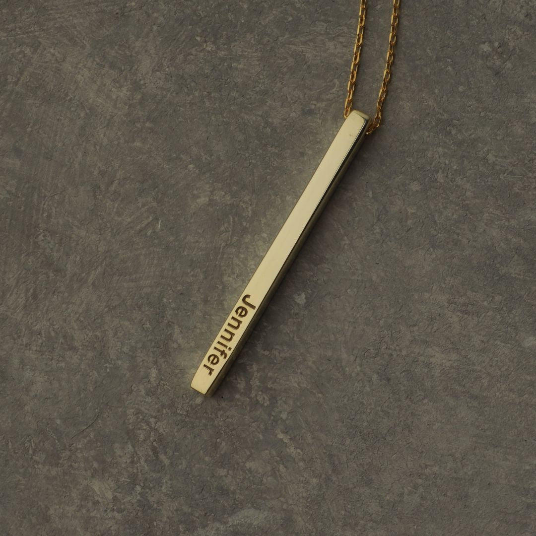 Personalized Bar Necklace