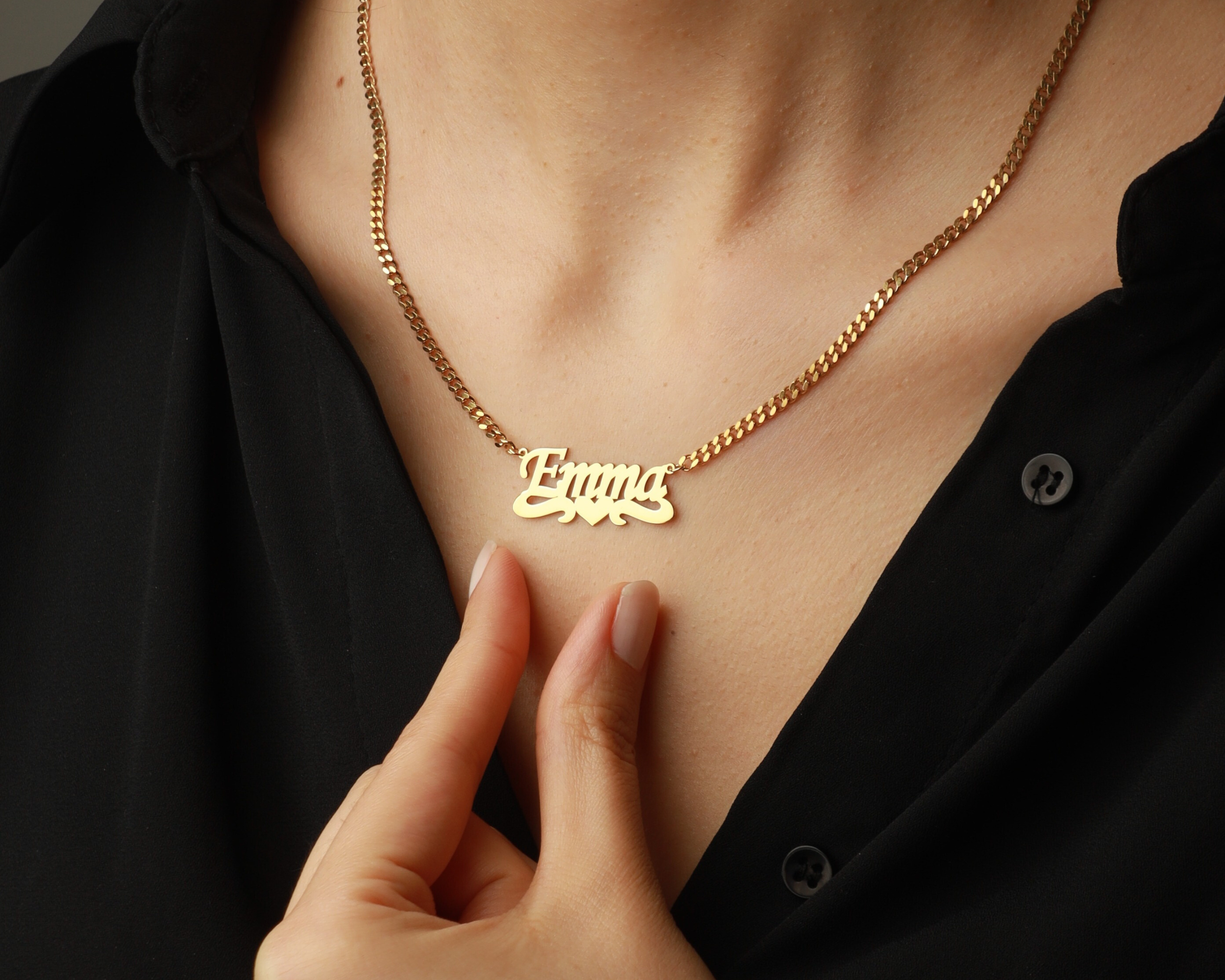 Heart Name Necklace