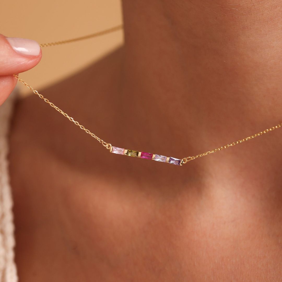 Personalized Birthstone Necklace