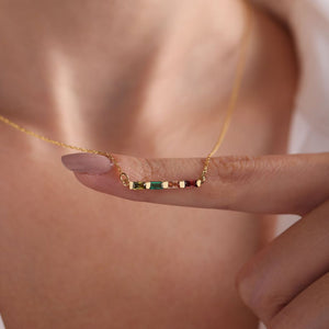 Personalized Birthstone Necklace