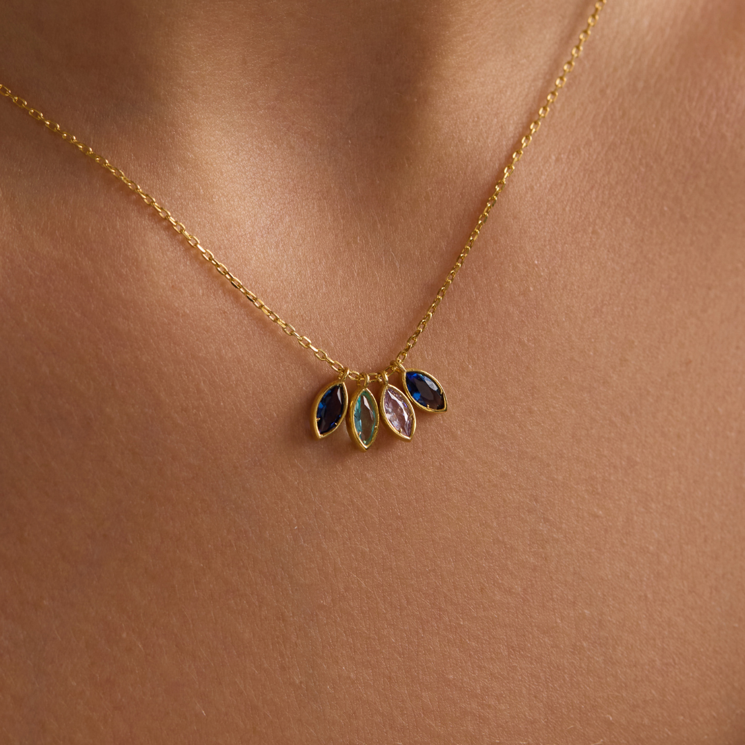 Personalized Birthstone Pendant Necklace