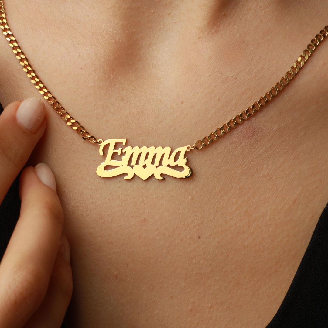 Heart Name Necklace