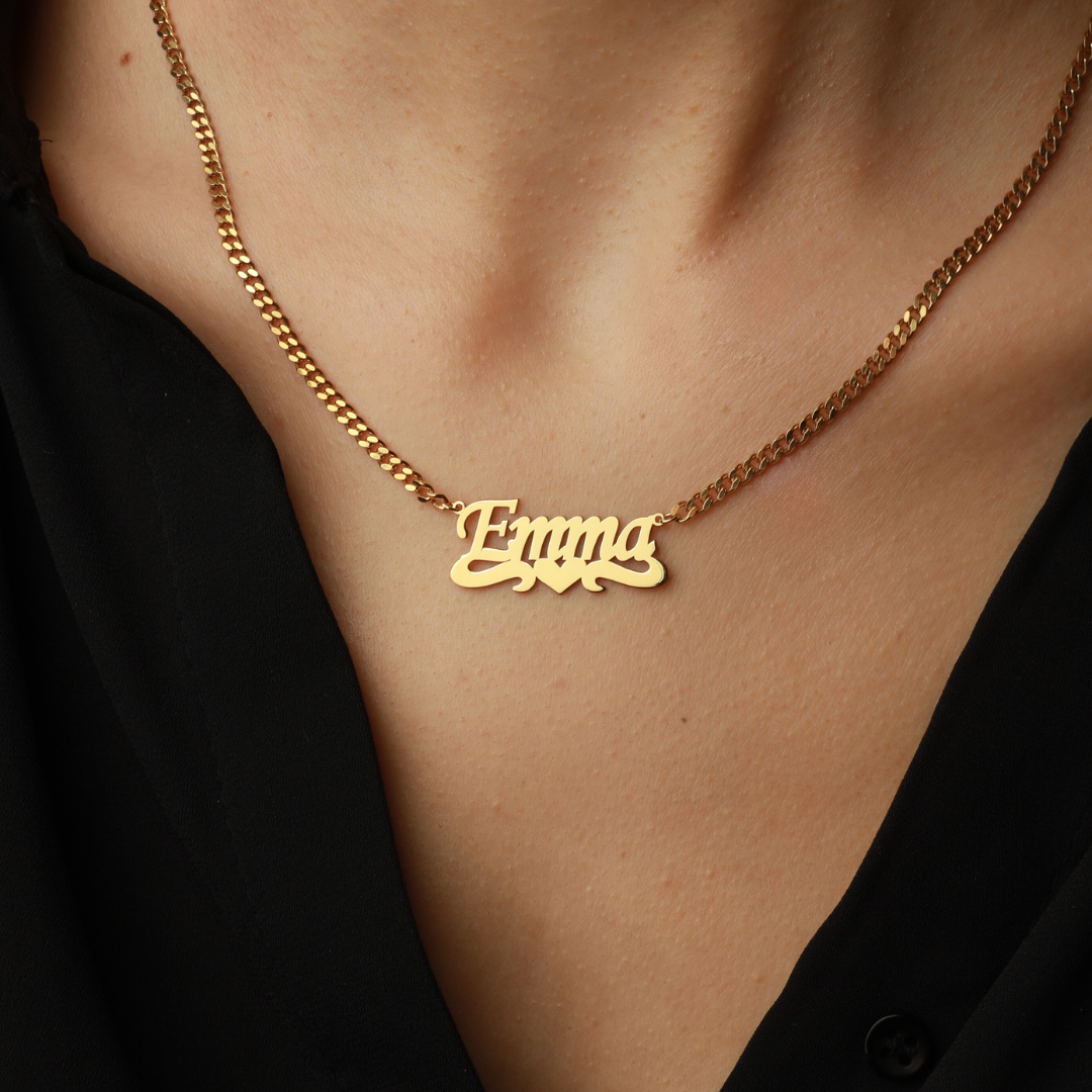 Heart Name Necklace