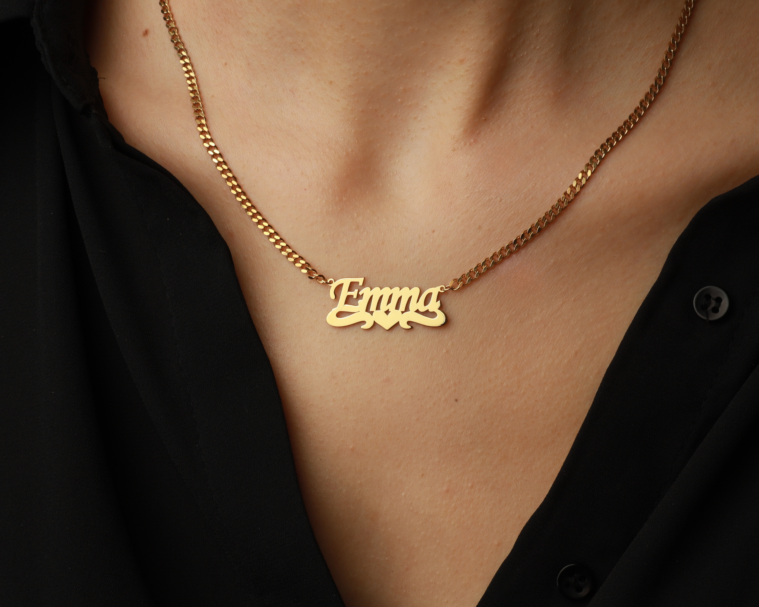 Heart Name Necklace