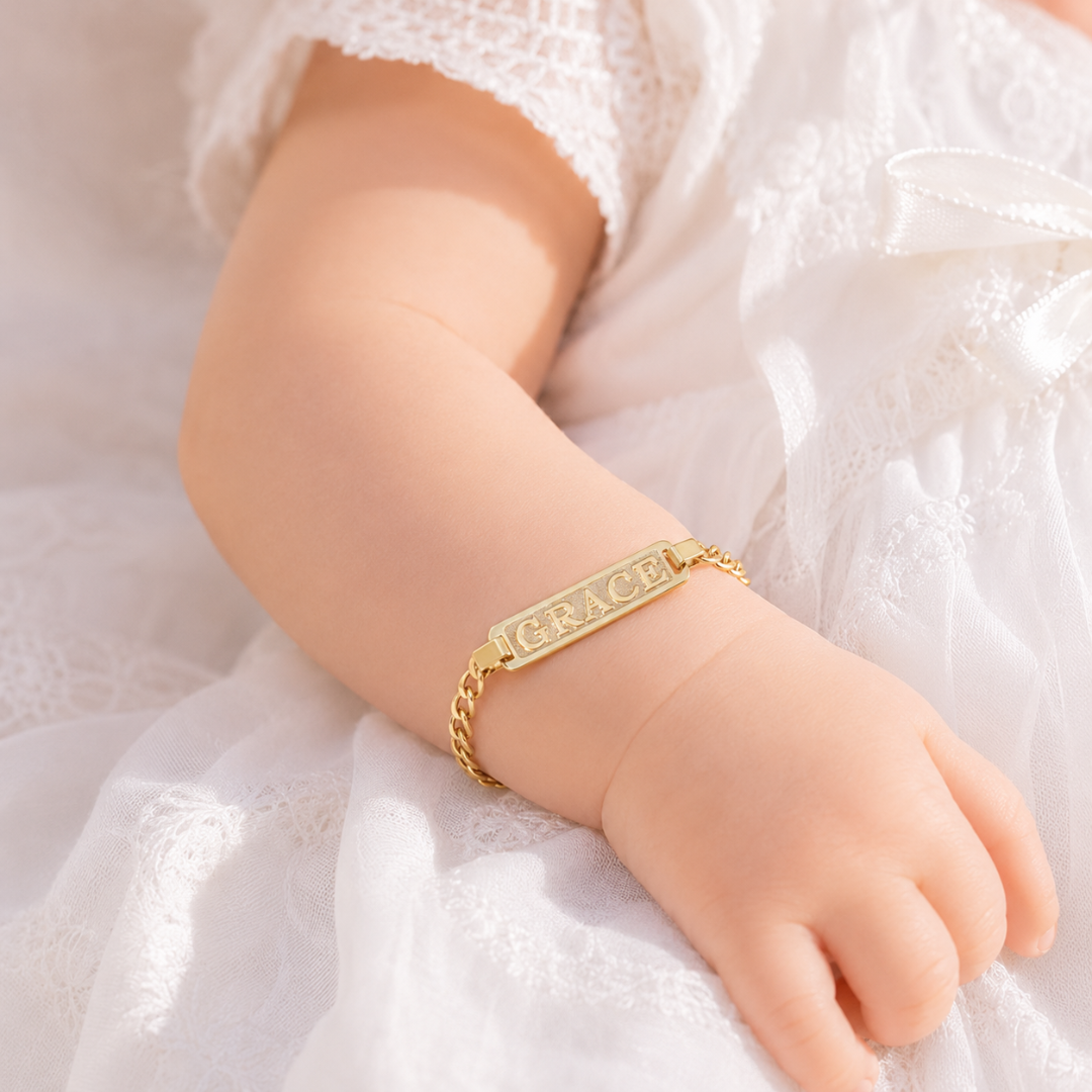 Personalized Baby Name ID Bracelet