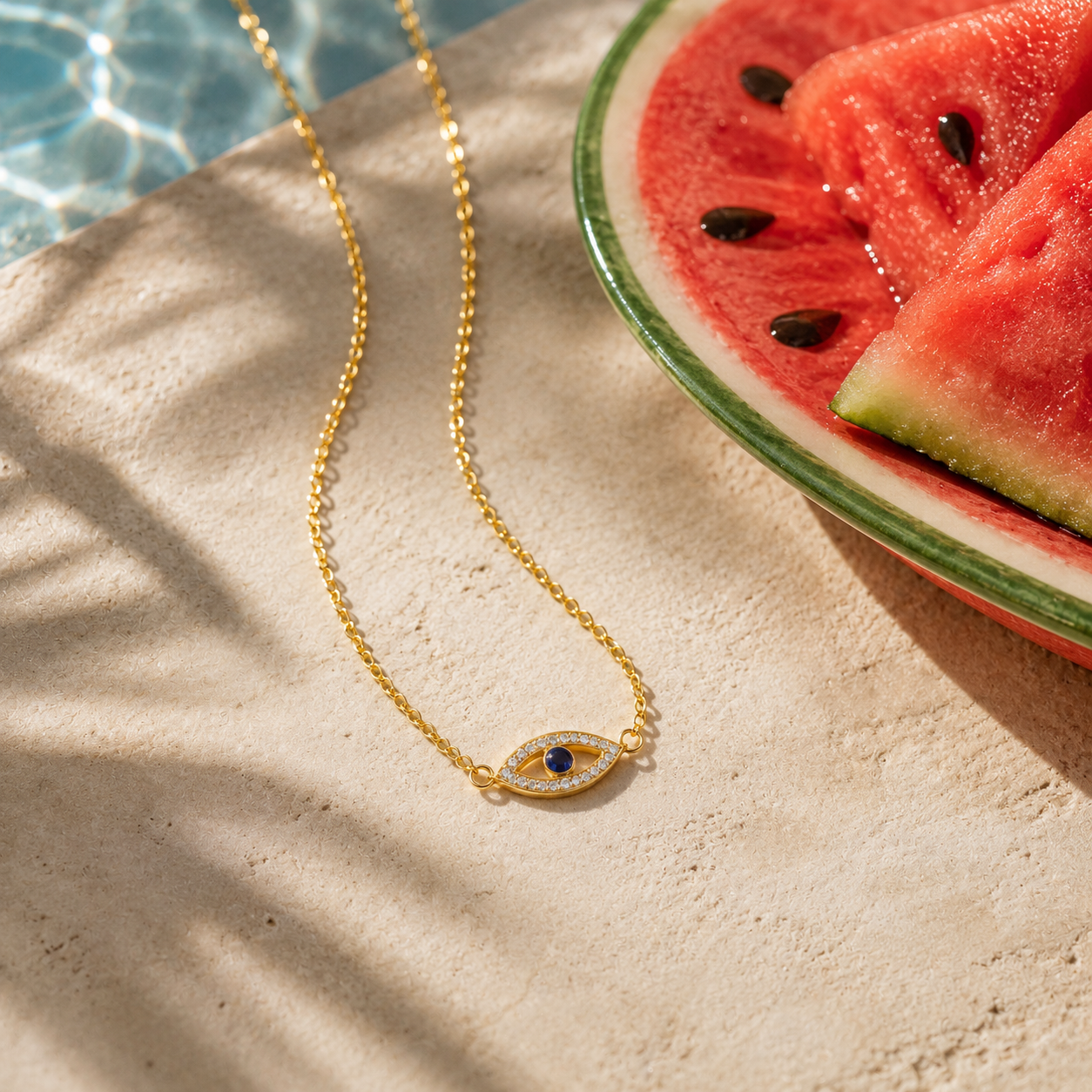 Personalized Evil Eye Necklace