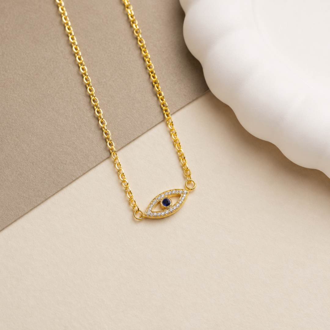 Personalized Evil Eye Necklace