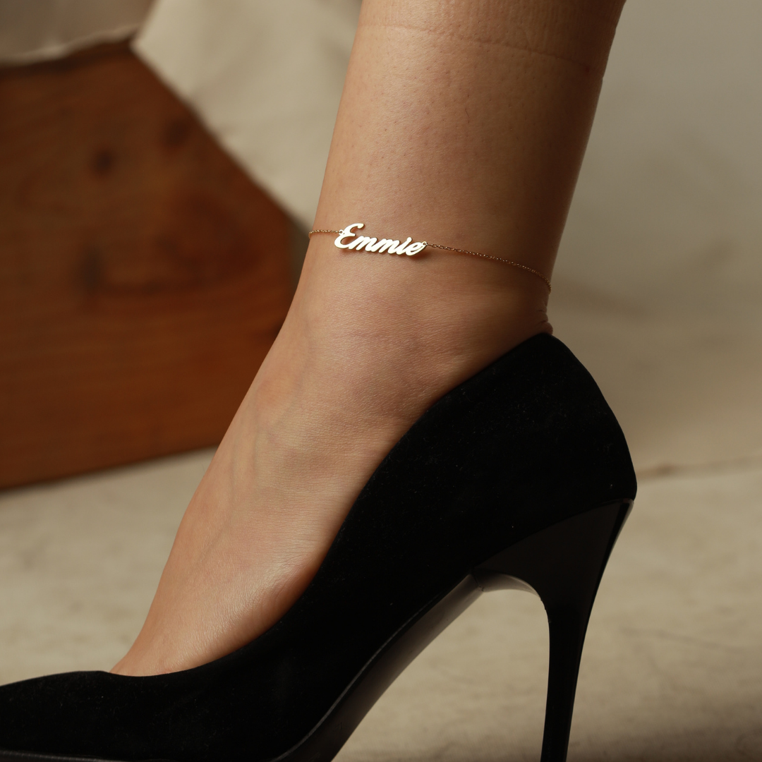 Personalized Name Anklet