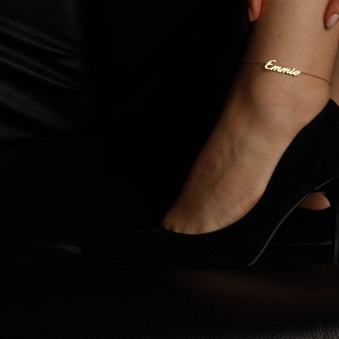 Personalized Name Anklet