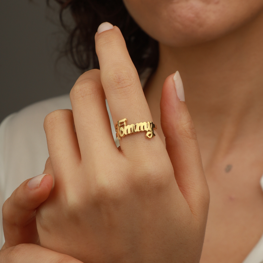 Personalized Name Ring for Women