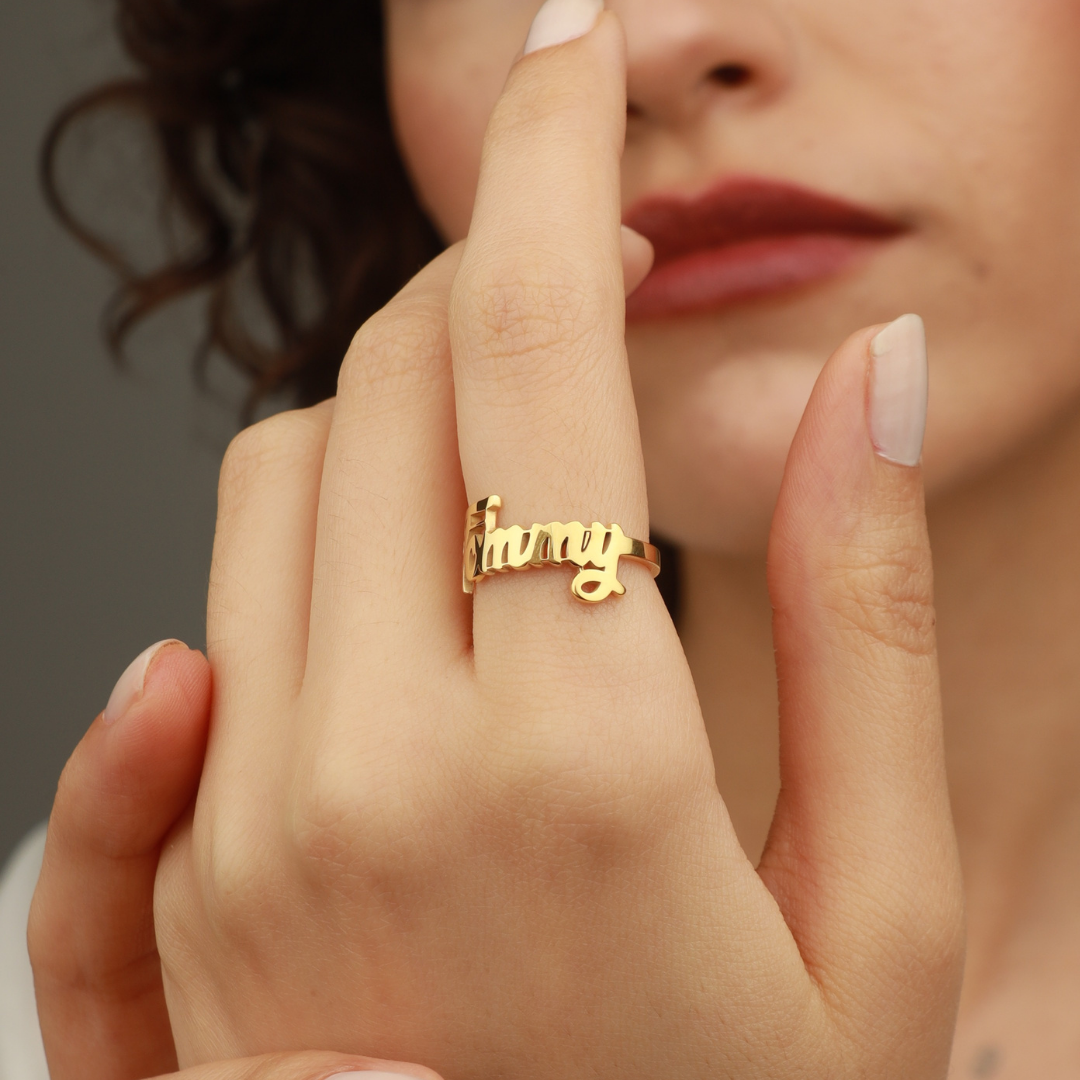 Personalized Name Ring for Women