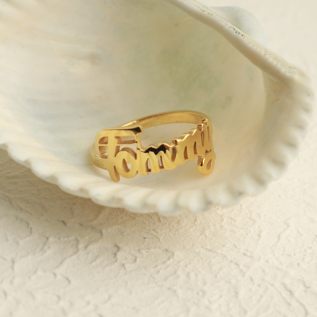 Personalized Name Ring for Women