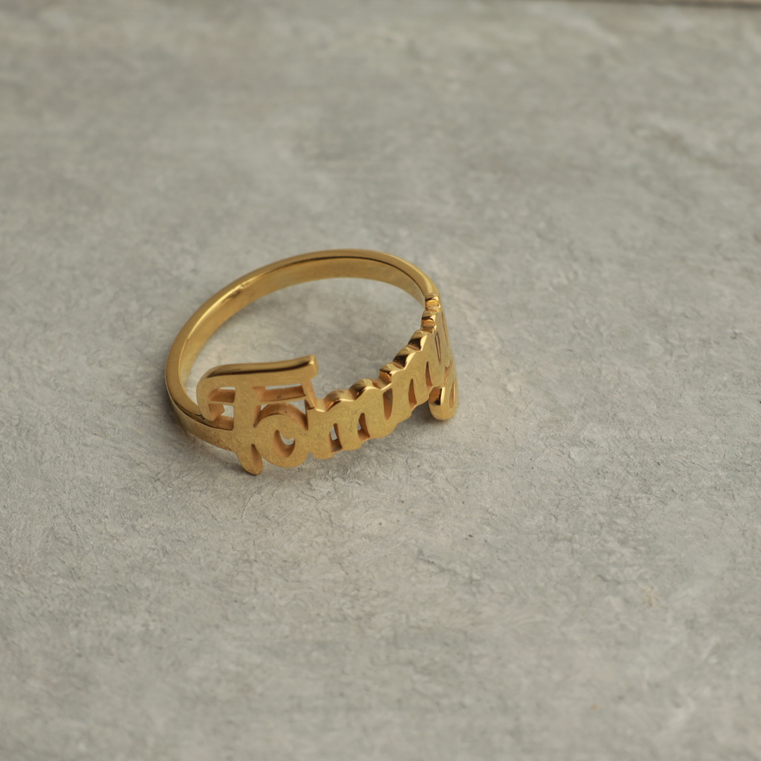 Personalized Name Ring for Women