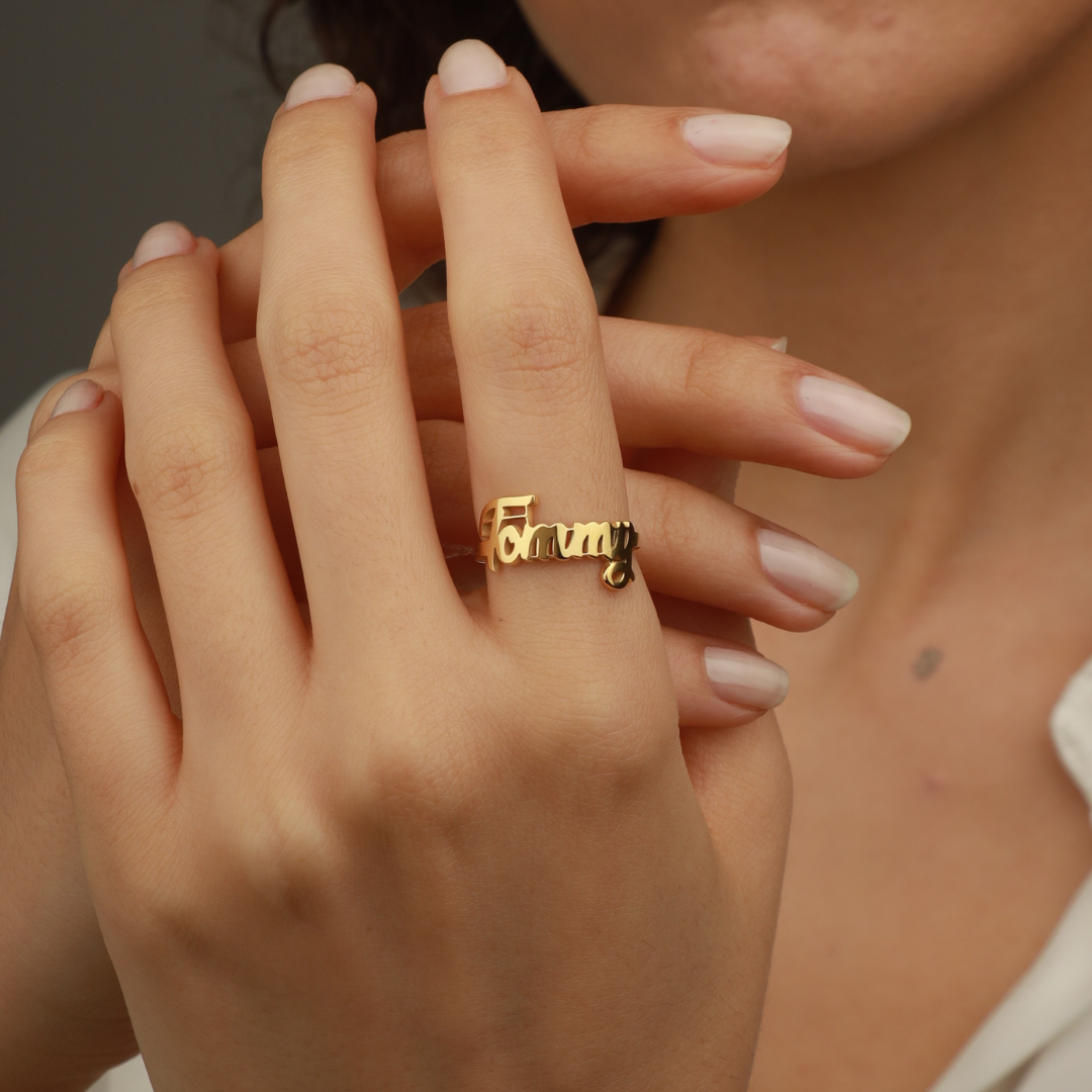 Personalized Name Ring for Women