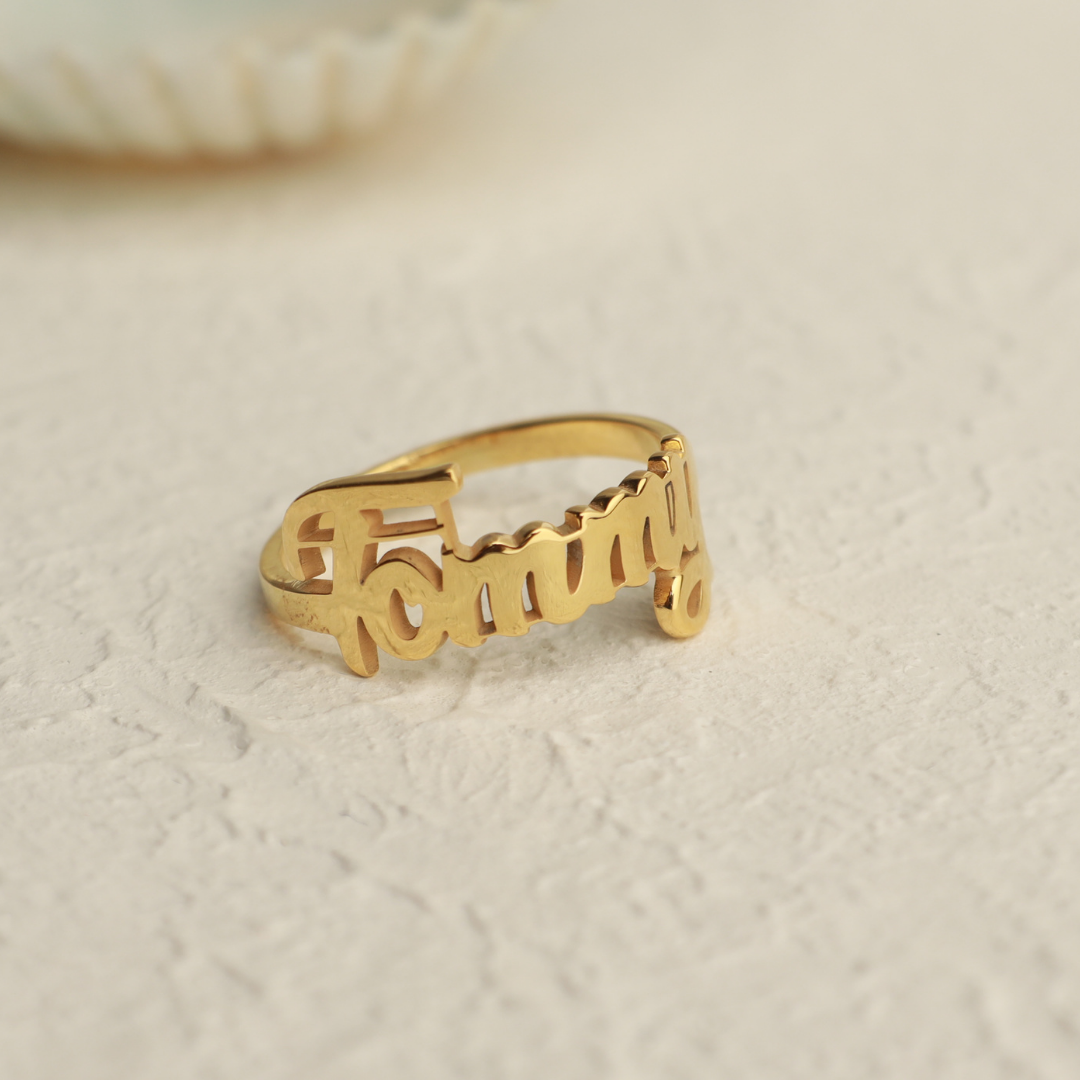 Personalized Name Ring for Women