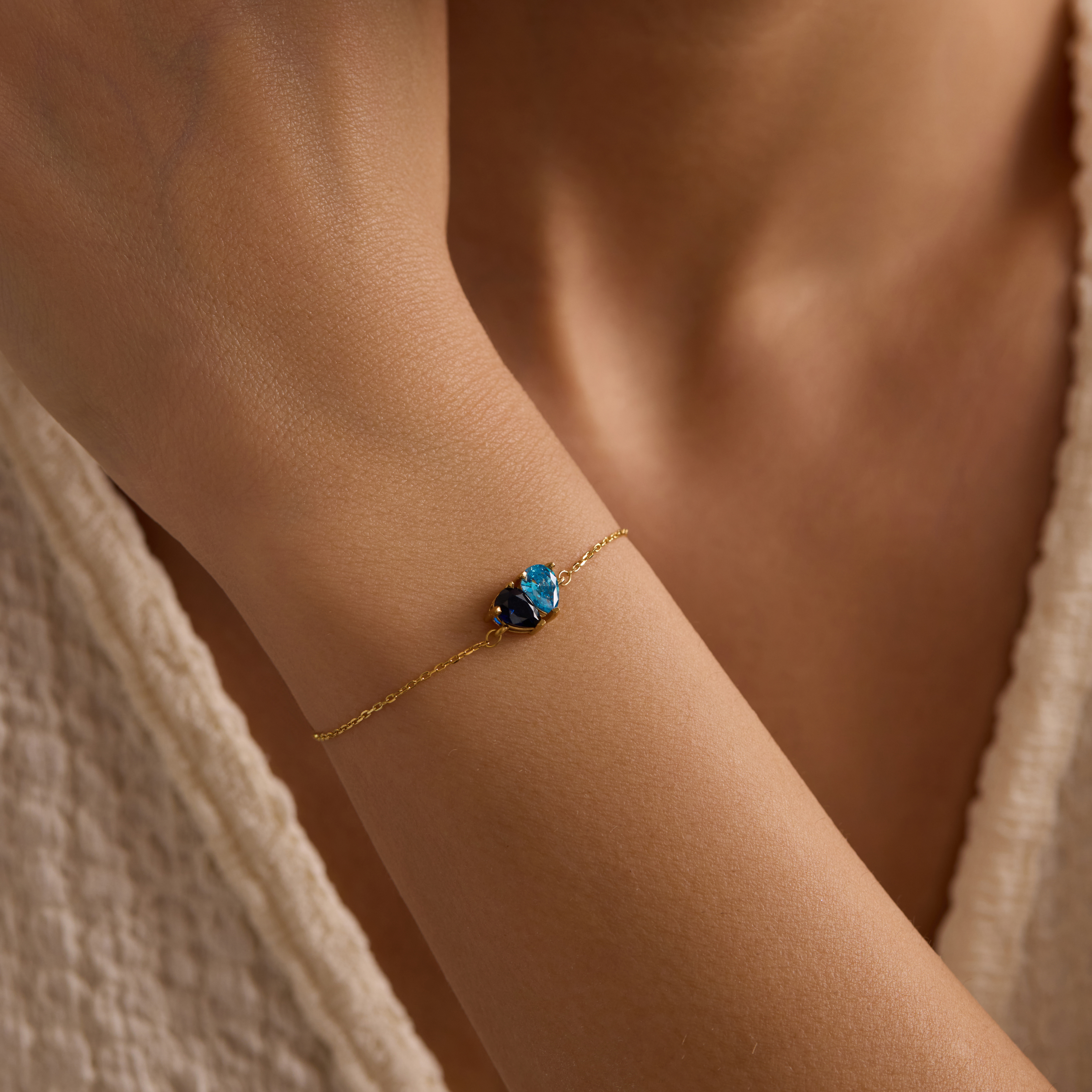 Two Birthstone Bracelet