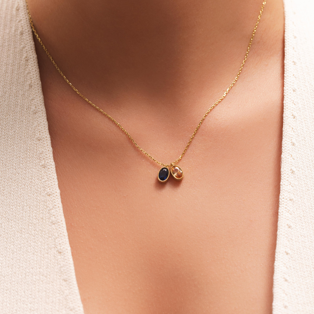 Mother’s Child’s Birthstone Necklace