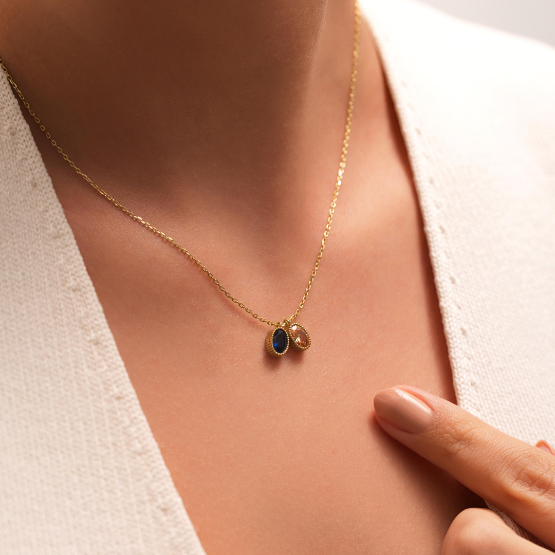 Mother’s Child’s Birthstone Necklace