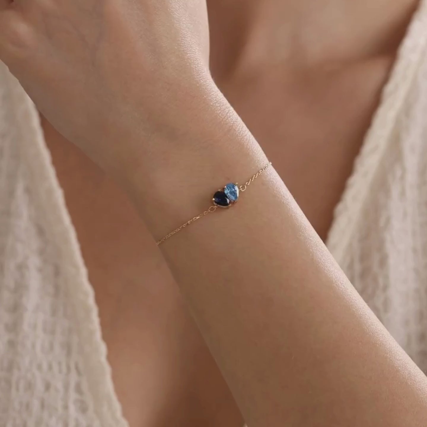 Two Birthstone Bracelet