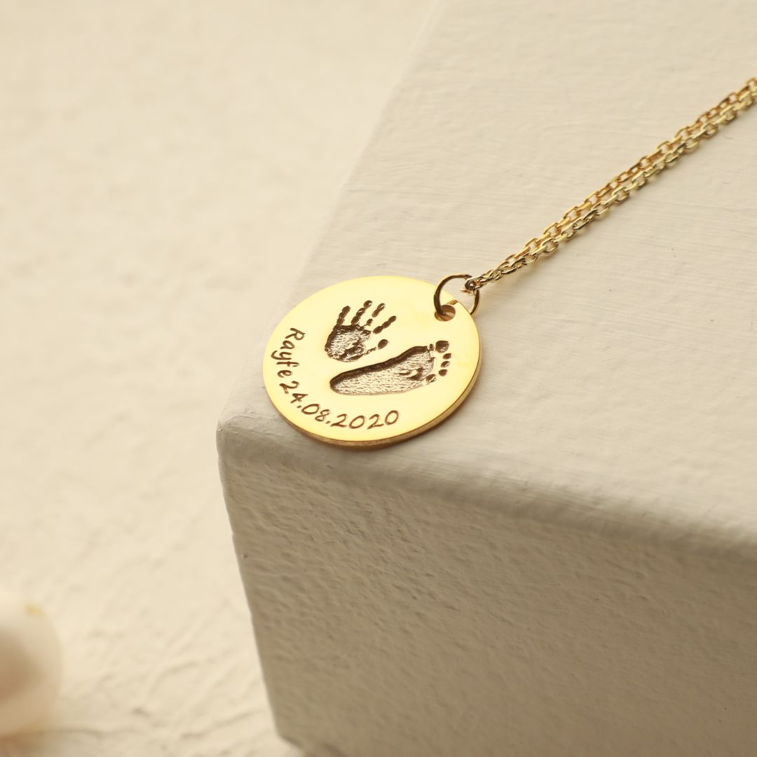 Baby Footprint Necklace